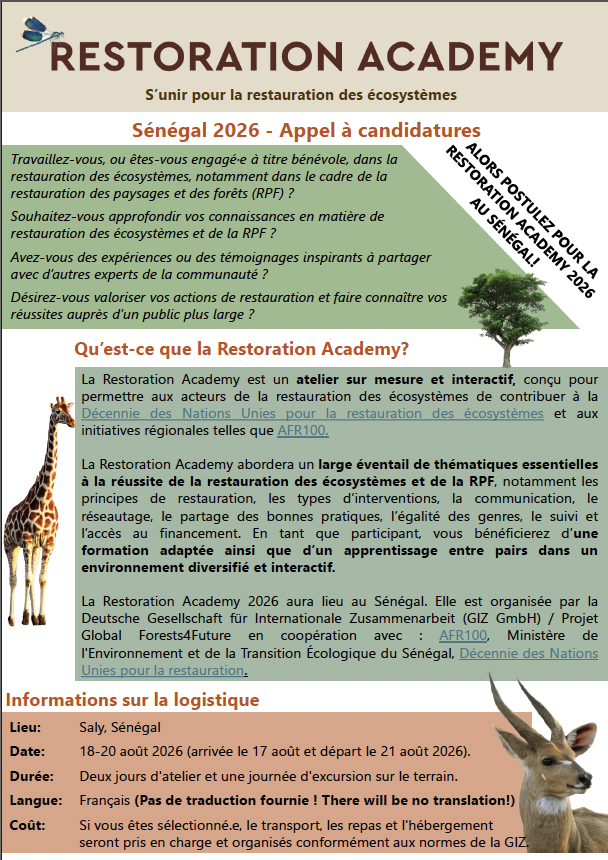 AFR100 Restoration Academy 2026