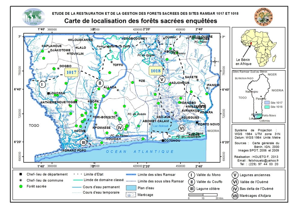 Map of the project intervention area