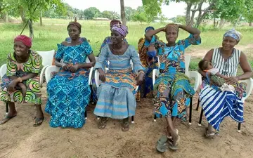 Women Farmers discussing the issue of Food waste